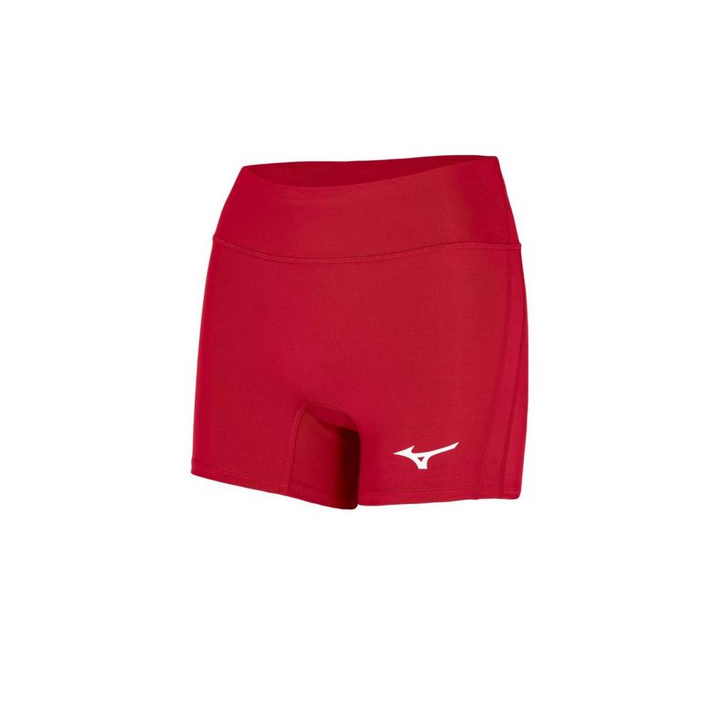 Damske Šortky Mizuno Elevated 4" Inseam Volejbalove Červené Vypredaj ABKU56283